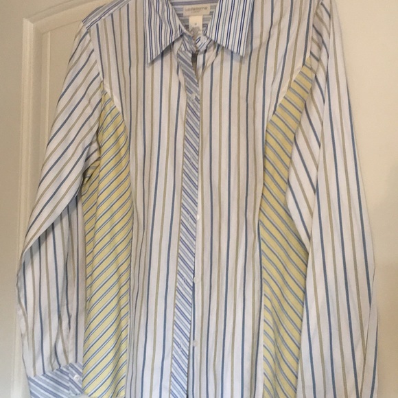 Classy business multi color button down - Picture 2 of 5